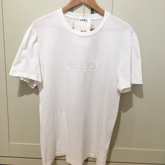 acne white t shirt